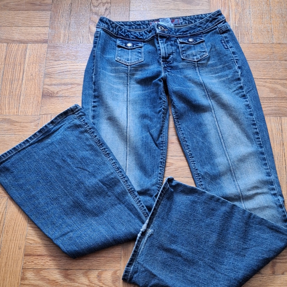 22. Vintage Tagged Silver Jeans